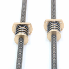 Mässingsmutter Anti-Backlash Lead Screw TR10X2