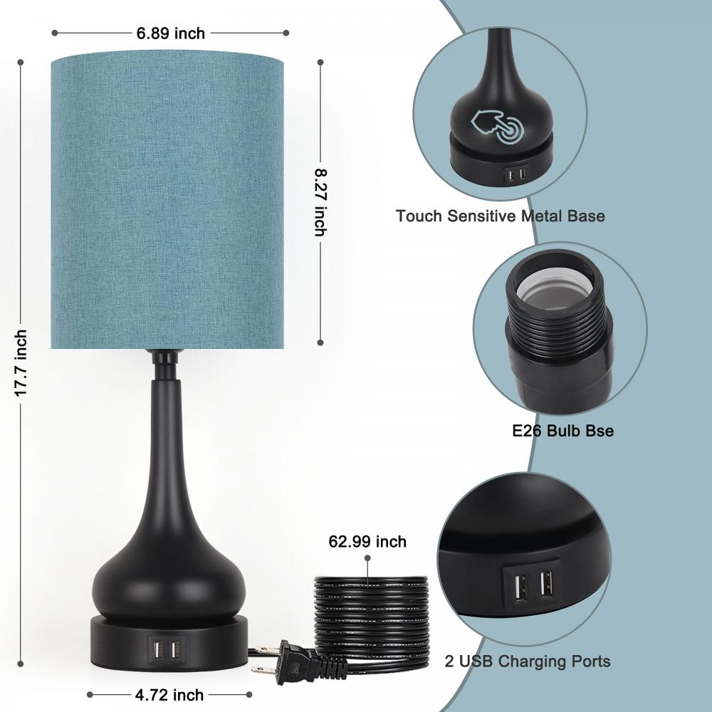 Nightstand Lamps With Charging Ports