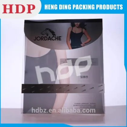 customized recyclable clear pvc bra packaging box                        
                                                                                Supplier's Choice