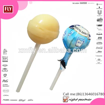 Milk Flavour Pin Pop Lollipop Brands