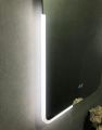 Bilik mandi segi empat tepat Vantiy LED Cahaya Cermin