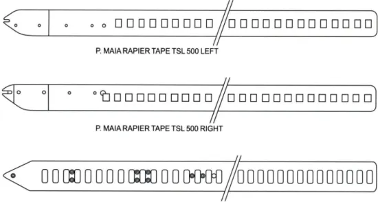 P. Maia Rapier Tape Tsl500 Left/Right/Ance
