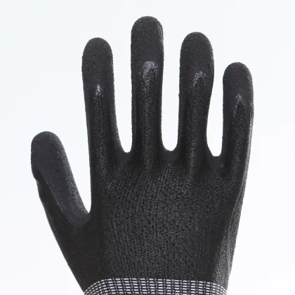 Nature Cow Grain Leather Working Safety Gloves