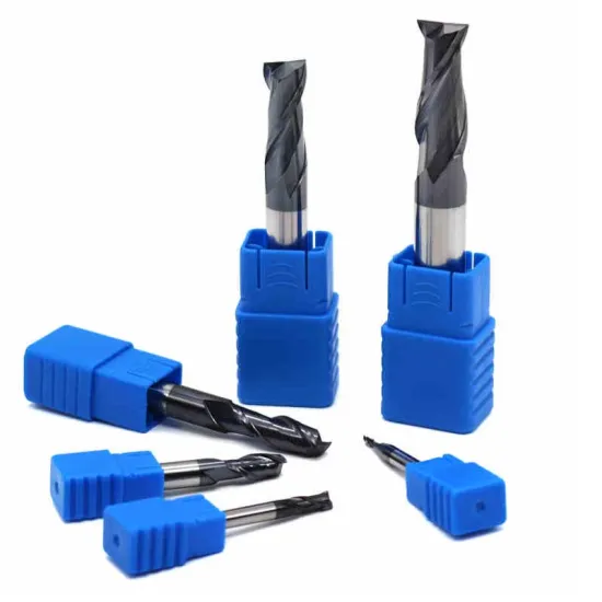 CNC Milling Tools: High-Quality Carbide End Mill Cutters Rated HRC55 for Alloy Steel Processing