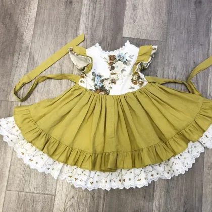 children girls remake ruffle clothing sets boutique