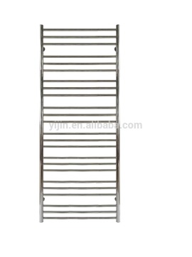 SS304 Hydronic Straight Water Towel Radiat or Water Heated Rack Chromed Towel Rail Warmer HZ-W-12