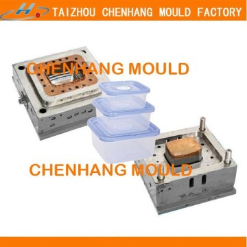 Plastic injection square box mold