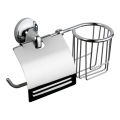 Bathroom Accessories Toilet Roll Paper Holder Box With Storage Shelf Rack