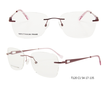 China Factory Wholesale Light Weight Titanium Eyewear Frame