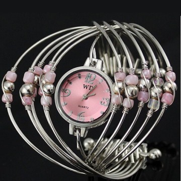 2015 cooper women' s electronic multi layer beaded bracelet watch
