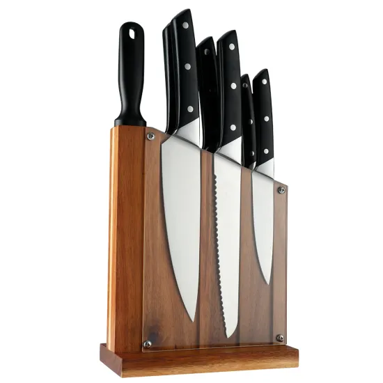 STAINLESS STEEL KNIFE WITH POM HANDLE SET