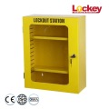 Wall Mounted Hardened Steel Lockout Management Station