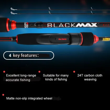 Abu Garcia New Black Max BMAX Baitcasting Rod for Lure Fishing