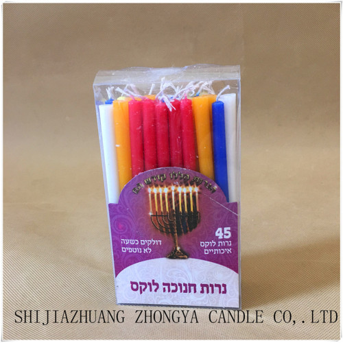 Nến Chanukah chất lượng cao với bấc không chì