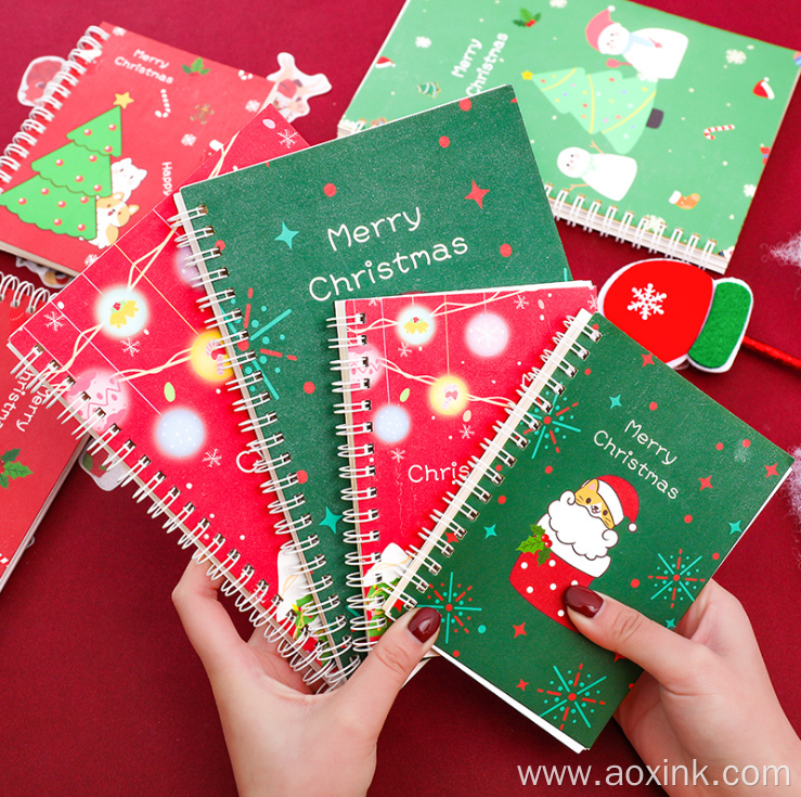 Christmas Notebook A5 Simple lovely student notebook