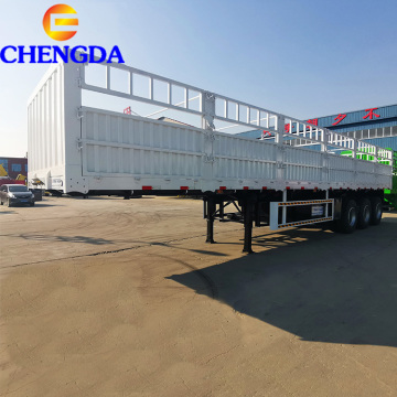 3 axles Fence Cargo semi-trailer 40t-50t