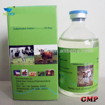 veterinary use antibiotic agent sulfadiazine sodium injection