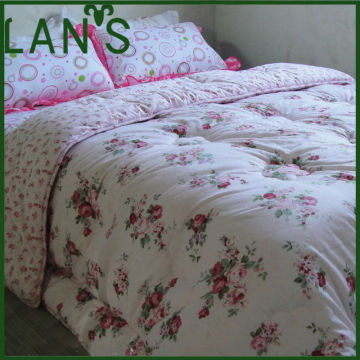 Cotton Fabric Cotton and Poly Fiber Filling Natural Cotton Quilt Made in China
