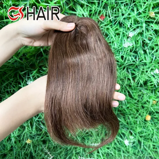 GS Brazilian Human Hair Clip-In Bangs Extensions for Women