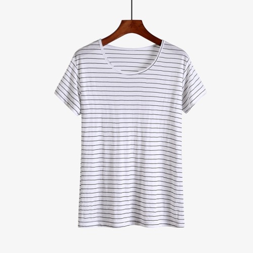 Women's Short Sleeve T-Shirt Stripe