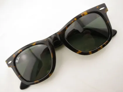 Tortoise Frame Ray Ban Wayfarer Sunglasses Acetate Frame Crystal Lens Rb2140 902