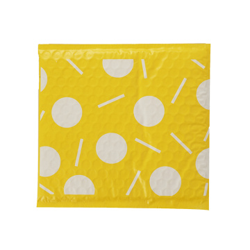 Printed Yellow Selfsealing Mail Paper Air Bubble Bag