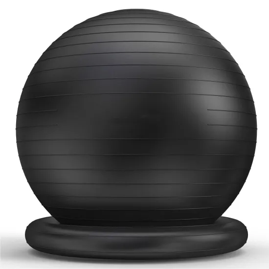 Back Pain Relief: Home Office Desk, Workout Ball, and Yoga Ball Chair for Enhanced Abs Exercises and Sensory Comfort