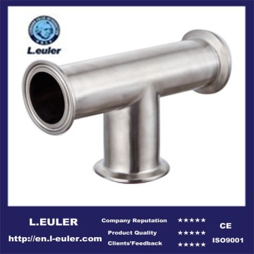 China Manufacture Sanitariy Stainless Steel Clamp End Tee
