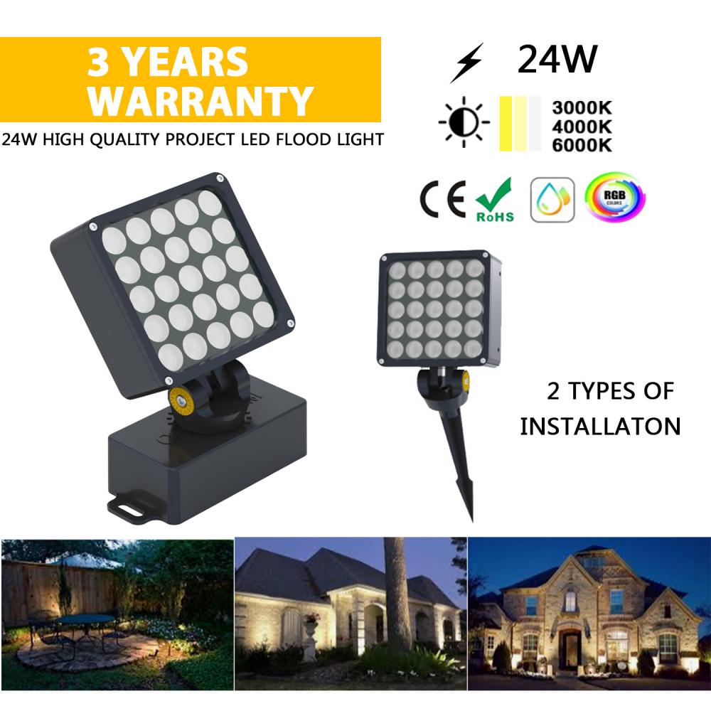 LED outdoor flood lighting for city views waterproof