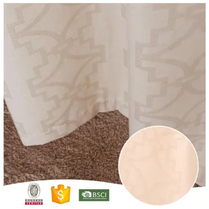 New Products Famous Brand Polyester Yellow Geometry Shading Curtain