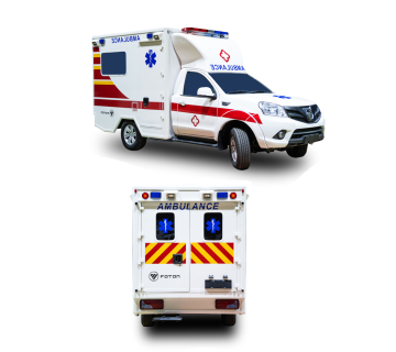 4x4 FOTON Tunland Pick-up Box Ambulance: Monitoring Mobile Medical Vehicle for Sale