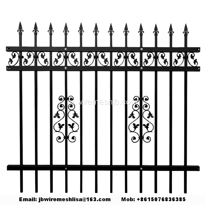 Zinc+Steel+Wrought+Iron+Fence+For+Garden