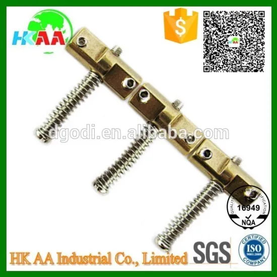 Factory supplier high quality guitar accessories, electrical guitar bridge brass saddles