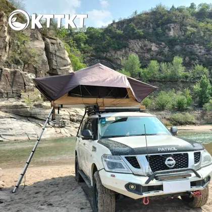 50kg Black outdoor camping large car roof tent