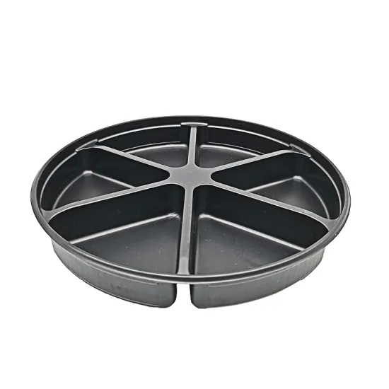 Custom PET Individual Container Round Disposable Nut Tray