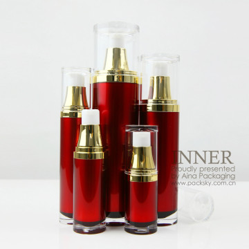 wholesale manufacturer acrylic cleanser pump face serum bottle