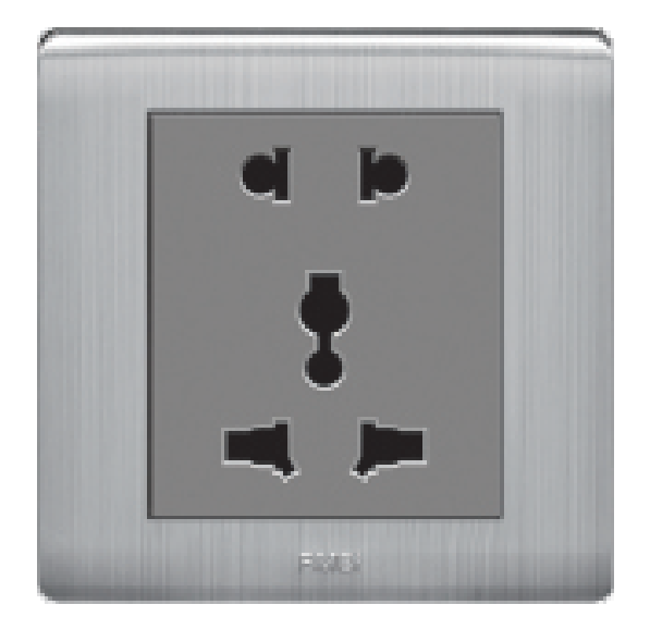 electrical two pin and multifunction socket