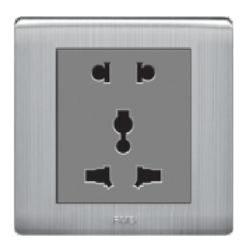 electrical two pin and multifunction socket