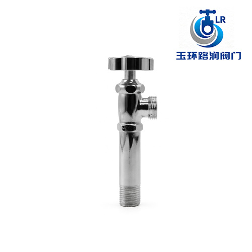 válvula angular de latão zincado