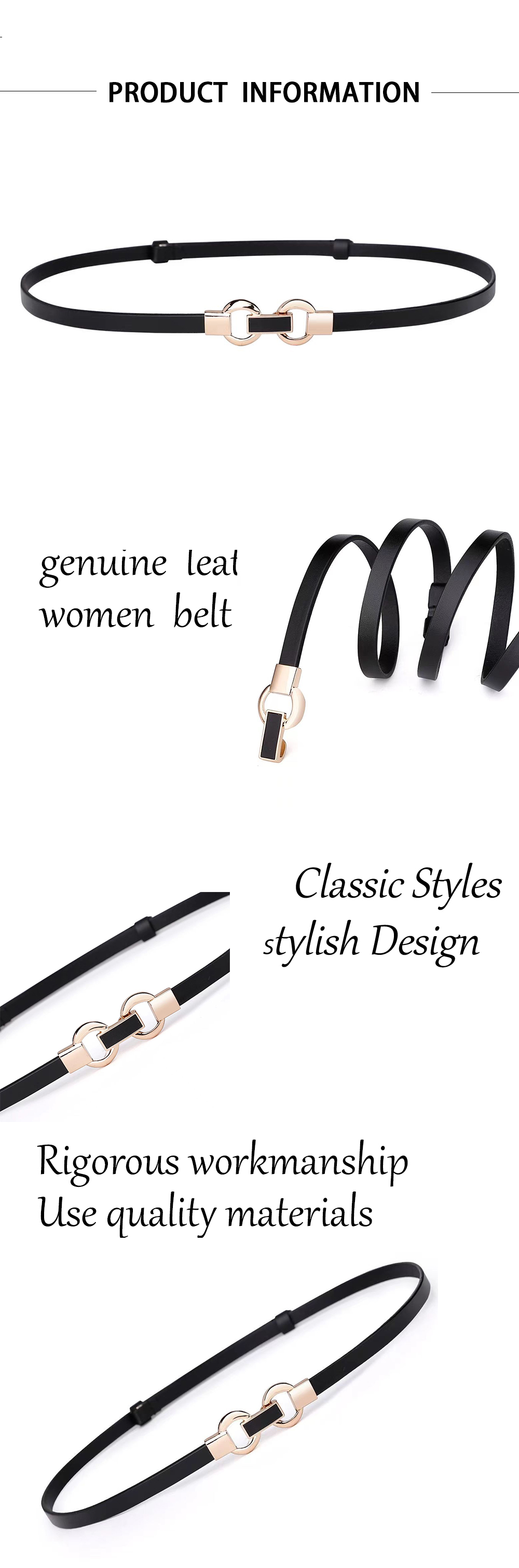 Genuine Leather Women Belt