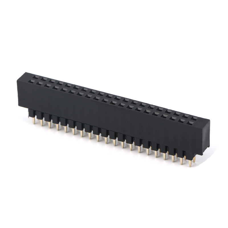 2.54mm double row H11.0, blocked holes on both sides