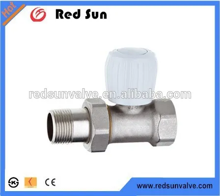 HR5031 brass drain angle chrome radiation valve