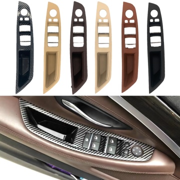 BMW 5 Series F10 F11 Interior Door Handle Trim Covers - Gray/Beige/Black LHD
