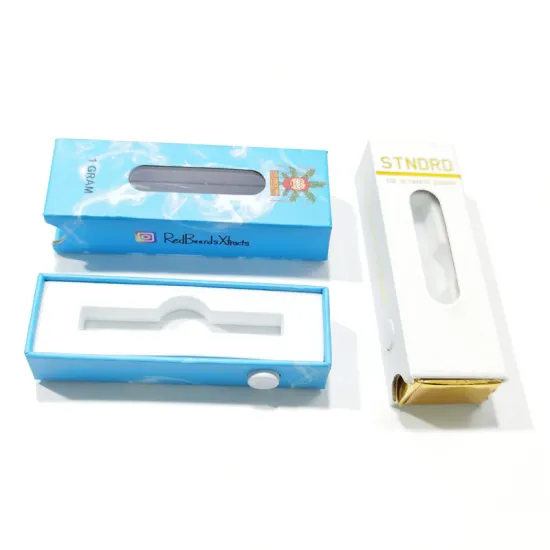 Vape Pen Child Proof Cartridge Paper Box Packaging