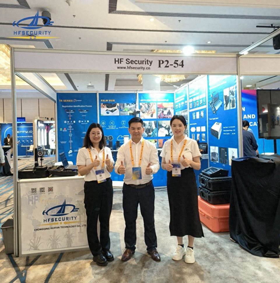 On the first day of ID4Africa, HFSECURITY's TR series biometric solutions set off the African market!