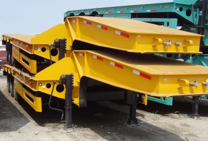 CIMC Loading Excavator Trailer Low Bed Trailer Truck