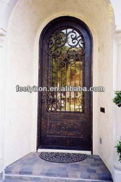 oval glass entry door FI-003