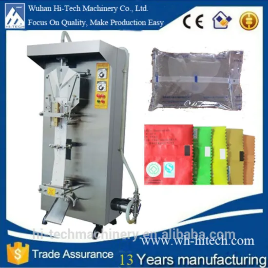 Automatic high speed pure water sachet packaging machine