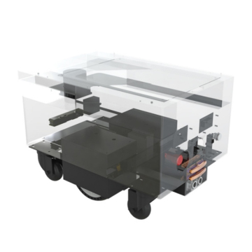 AGV Robot Chassis Factory: Affordable Prices, Open SDK, Autonomous Charging, Rubber Wheels, 4WD Tracked Robot Car Chassis