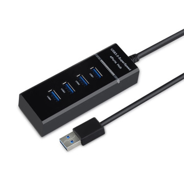 4-Port-Supergeschwindigkeits-USB 3.0-Hub mit einzelnen LED-Indikatoren